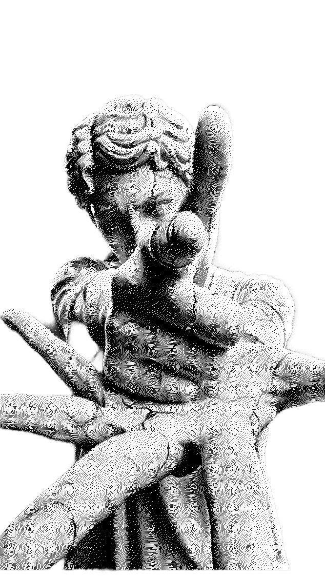 Weathered statue holding a spyglass, representing a clear-eyed look at where the product actually stands