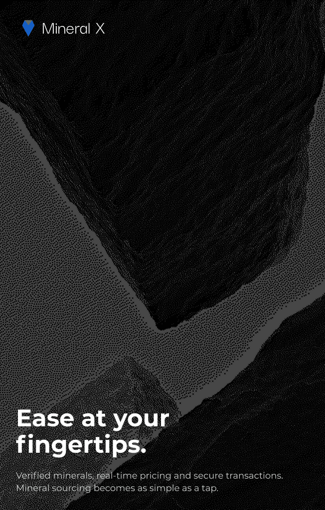 Mineral X artwork reading “Ease at your fingertips.”